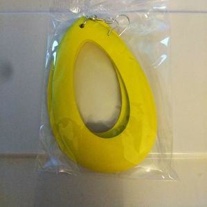 Wood Tear Drop Earrings